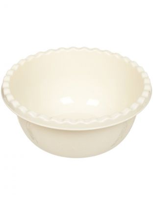 Миска пластик, 5 л, круглая, белый ротанг, Idea, М1313