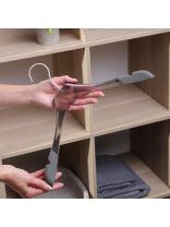 Вешалка-плечики для одежды, 39х3х23.5 см, пластик, металл, Y4-9832