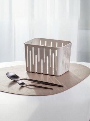 Корзина кухонная, 16х11х12 см, прямоугольная, пластик, для хранения, Y4-9245