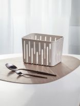 Корзина кухонная, 16х11х12 см, прямоугольная, пластик, для хранения, Y4-9245