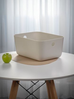 Корзина для хранения, 40х29х18 см, прямоугольная, пластик, Y4-9258