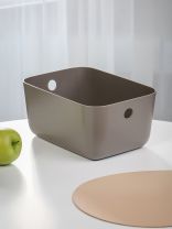 Корзина для хранения, 27х20х13 см, прямоугольная, пластик, Y4-9257