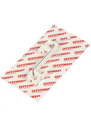 Крючок навесной на дверь мебели, 2 шт, Аллюр, КДН-1, 15 484, белый