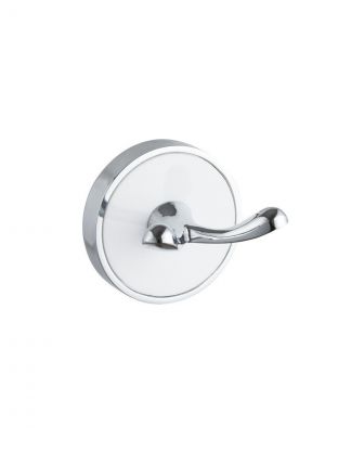 Крючок двойной, Zenfort, Либретто, 102308, белый