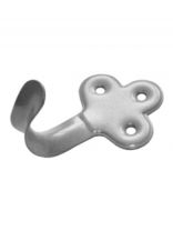 Крючок-вешалка фигурный мод.2, сталь, Домарт, серый металлик