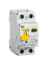 Автоматический выключатель на DIN-рейку, IEK, АВДТ 32 C6, 2 полюса, 6 А, 6 кА, 230 В, 30 мА, MAD22-5-006-C-30