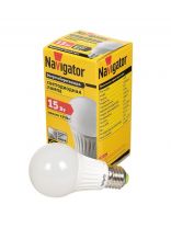 Лампа светодиодная E27, 15 Вт, 125 Вт, 220 В, груша, 4000 К, нейтральный белый свет, Navigator, 71365