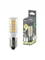 Лампа светодиодная E14, 5 Вт, 50 Вт, 230 В, капсула, 3000 К, теплый белый свет, TDM Electric, SQ0340-0339