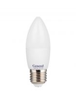 Лампа светодиодная E27, 20 Вт, 230 В, свеча, 6500 К, холодный белый свет, General Lighting Systems, GLDEN-CF, CF, 661481