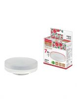 Лампа светодиодная GX53, 7 Вт, 60 Вт, таблетка, 3000 К, теплый белый свет, TDM Electric, Народная, SQ0340-0143