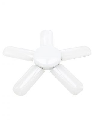 Лампа светодиодная E27, 90 Вт, 230 В, 6500 К, холодный белый свет, General Lighting Systems, раскладная 5 лопастей, GLDEN, 661614