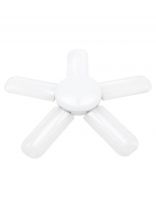 Лампа светодиодная E27, 90 Вт, 230 В, 6500 К, холодный белый свет, General Lighting Systems, раскладная 5 лопастей, GLDEN, 661614