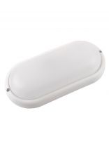 Светильник светодиодный, General Lighting Systems, ЖКХ Slim, 9 Вт, 4500 К, 760 Лм, IP65, 15.6х8.1х3.6 см, овальный, накладной, 437692