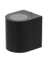 Светильник фасадный General Lighting Systems, GWL-MR16-GU10-R-IP65, 25 Вт, GU10, на 1 лампочку, IP65, 8х8 см, 1 лампа, IP65, круглый, черный, 661126