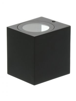 Светильник фасадный General Lighting Systems, GWL-MR16-GU10-S-IP65, 25 Вт, GU10, на 1 лампочку, IP65, 8х8 см, 1 лампа, IP65, квадратный, черный, 661124