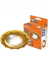 Светильник встраиваемый поворотный, СВ 02-07, G5.3, MR16, 50 Вт, золотой блеск, золотой, TDM Electric, SQ0359-0040