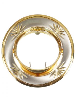 Светильник встраиваемый поворотный, СВ 02-04, G5.3, MR16, 50 Вт, матовое золото, никель, TDM Electric, SQ0359-0010