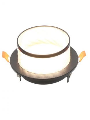 Светильник встраиваемый Элегия, GX53, круглый, черный, General Lighting Systems, GCL-GX53-H38