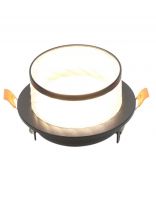 Светильник встраиваемый Элегия, GX53, круглый, черный, General Lighting Systems, GCL-GX53-H38