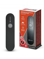 Светильник настольный переносной, бактерицидный, с USB, черный, абажур черный, In Home, БС М1В, 4690612034492