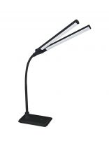 Светильник настольный сенсорное включение, 10 Вт, черный, абажур черный, Camelion, KD-794 C02, 12493