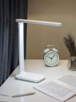 Светильник настольный аккумуляторный, складной, 5 Вт, с USB, белый, Эра, NLED-495-5W-W, Б0051472