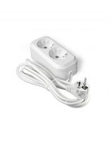 Удлинитель бытовой 2 гнезда, 3 м, ПВС, 3х0.75 мм2, с заземлением, UNIVersal, У10, 553-03