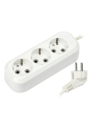 Удлинитель бытовой 3 гнезда, 7 м, ПВС, 3х1 мм2, с заземлением, Smartbuy, SBE-16-3-07-Z