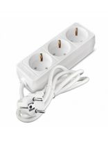 Удлинитель бытовой 3 гнезда, 3 м, ПВС, с заземлением, 2200 Вт, Союз, 481S-9303