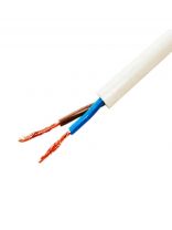Кабель ПВС, 2х0.75 мм2, 10 м, медь, гибкий, ГОСТ, белый, TDM Electric, SQ0118-0009