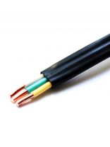 Кабель ВВГп нг (А), 3х2.5 мм2, 100 м, медь, силовой, ГОСТ, черный, ККЗ