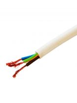 Кабель ПВС, 3х1.5 мм2, 5 м, медь, гибкий, ГОСТ, белый, TDM Electric, SQ0118-0007