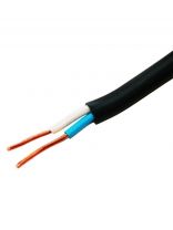 Кабель ВВГп нг LS (A), 2х1.5 мм2, 100 м, медь, силовой, негорючий, ГОСТ, черный, ККЗ
