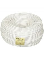 Кабель ПВСн, 3х1.5 мм2, 150 м, медь, гибкий, ГОСТ, белый, ККЗ, 00-00000915