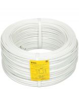 Провод ПУНП, 2х1.5 мм2, 100 м, медь, ПуВВ, ПБПП, ПУНП, ПБВВ, ГОСТ, белый, ККЗ