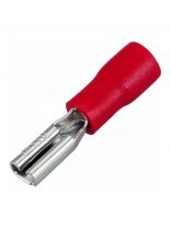 Клемма РПи-м 1.5-(6.3)/РпИм 1,25-250, плоская изолированная, латунь, гнездо 7.4 мм, 0.5-1.5 мм2, Rexant, 08-0413