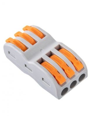 Клемма СК-413-2, соединительная проходная, оранжевая, 2.5 мм2, TDM Electric, SQ0527-0042