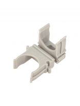 Крепеж-клипса для труб, 100 шт, диаметр 20 мм, серый, Rexant, 28-0120-2