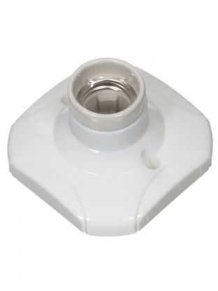 Патрон-основание E27, TDM Electric, керамика, белый, SQ0335-0024