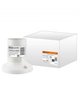 Патрон E27, потолочный, TDM Electric, пластик, термостойкий, прямой, белый, SQ0335-0060