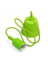 Подвес с патроном E27, подвесной, Smartbuy, 1 м, зеленый, SBE-CLHE27s-g
