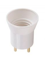 Переходник E27, вилка-патрон, белый, Ecola, Base, APU27WEAY