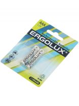 Батарея аккумуляторная 1100 мА·ч, Ni-Mh, ААА (LR03, R3), 2 шт, в блистере, Ergolux, 12446