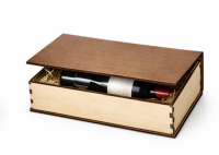 Коробка для вина на 1 бутылку с магнитной крышкой