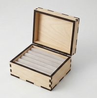 Шкатулка для колец с мягким ложементом