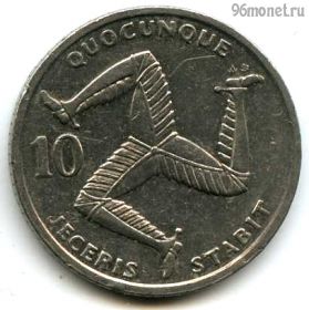 Остров Мэн 10 пенсов 1992