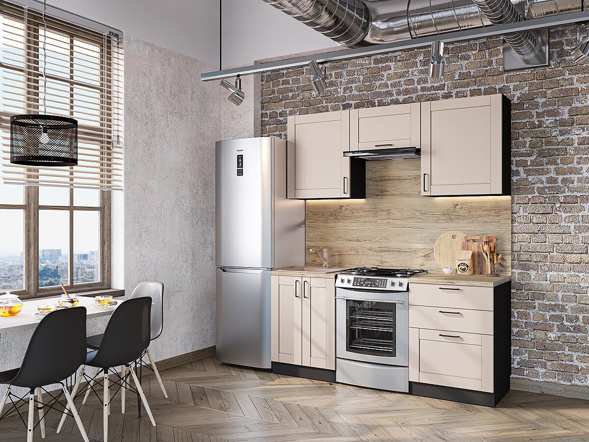 Кухня Лофт 05 Cream Silk