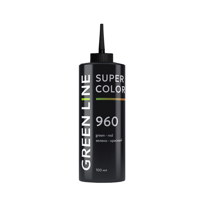 Green Line Super Color SC 960 green-red, зелено-красный, объем 100мл.