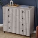 Комод «Тиффани» - 407.003.000 Кашемир, Кашемир матовый