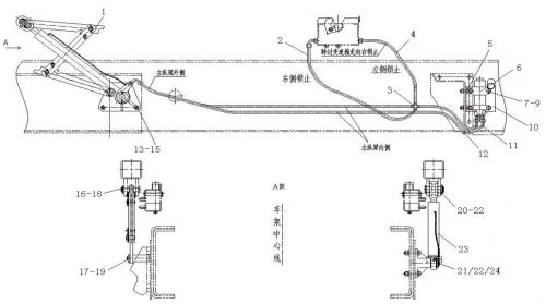 Шланг с двойным изгибом(1650) для Howo70